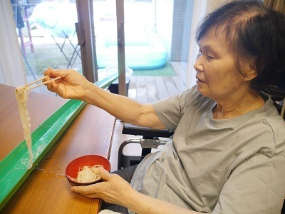 野の花　☆流し素麺レクを行いました☆