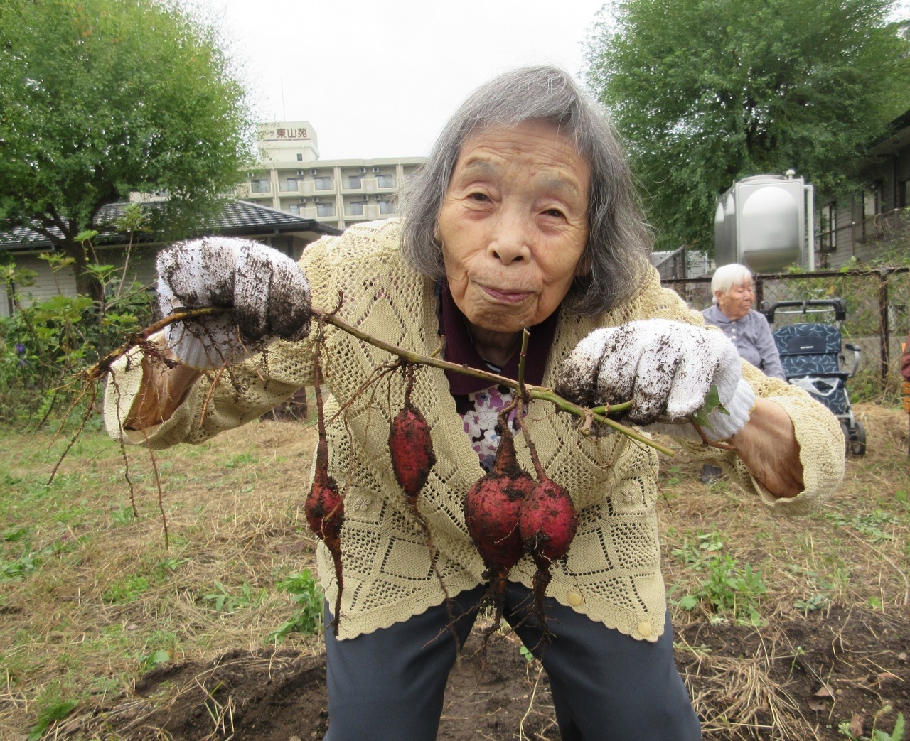  秋のお芋掘り◎花みずき泉館◎